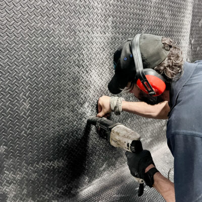 fitting stable wall mats